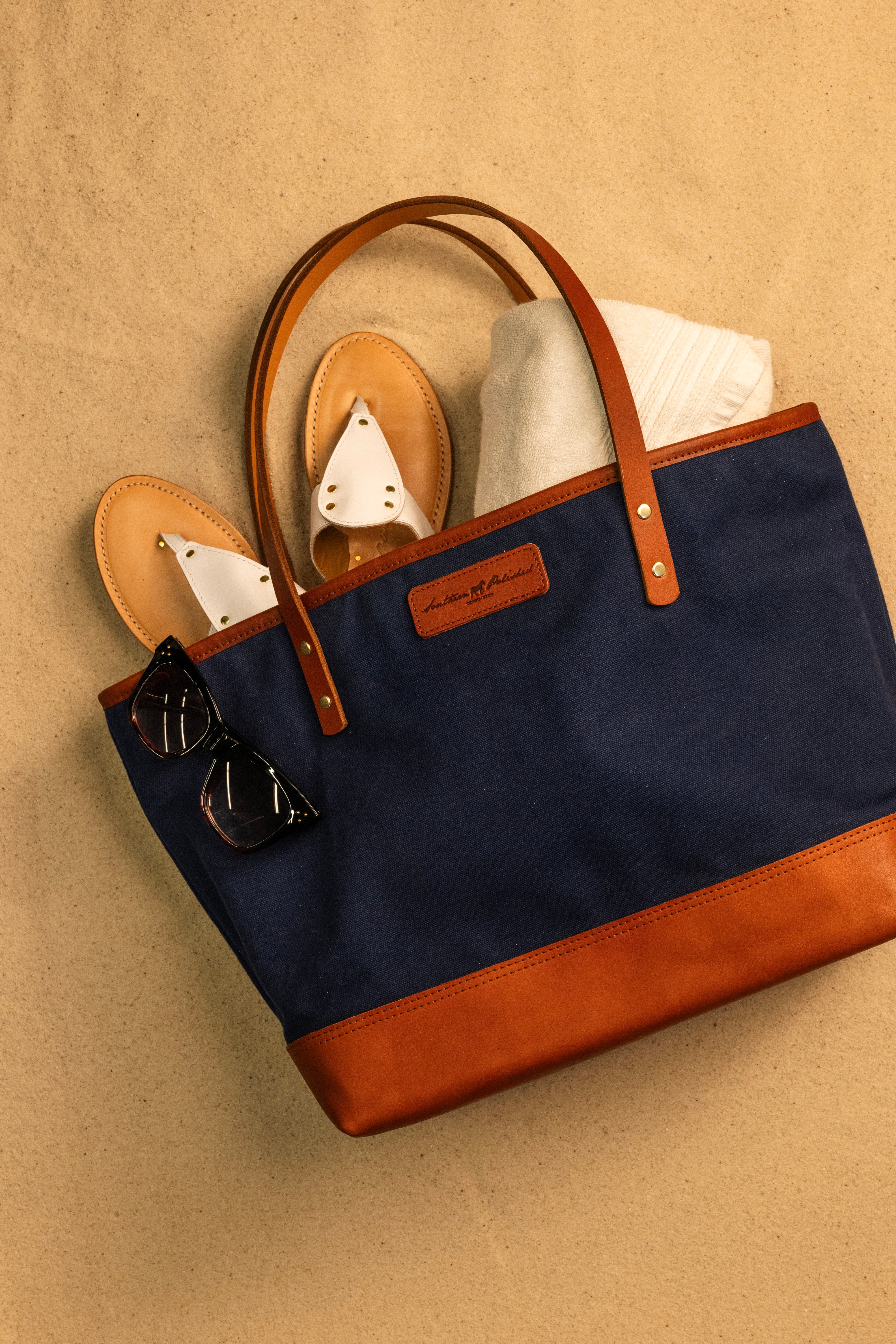 St. Simons Tote Navy